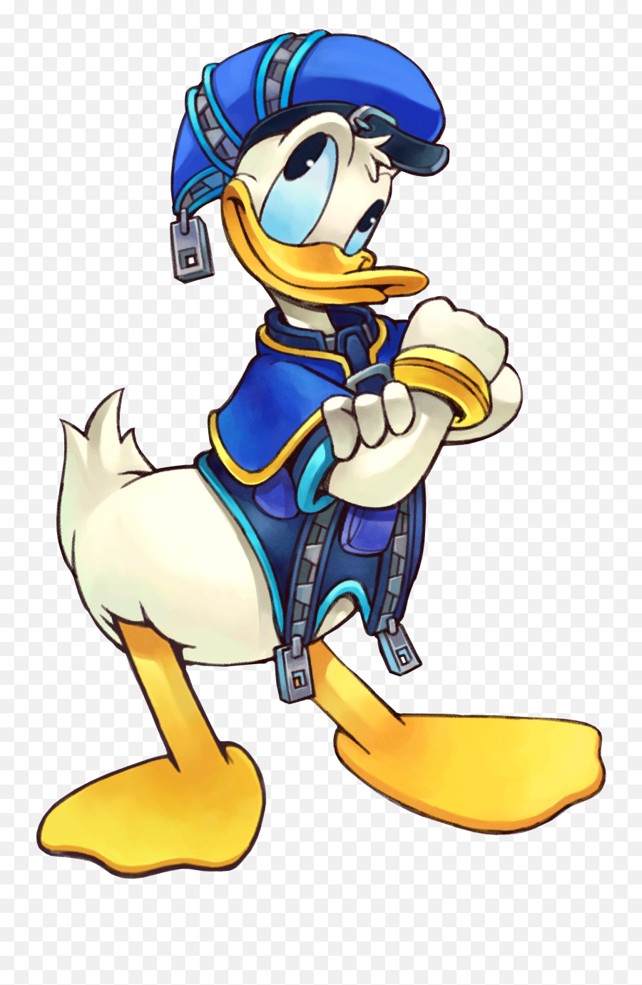 Sticker Autocollant Poster A4 Dessin - Kingdom Hearts Art Donald Emoji,Donald Duck Emoji