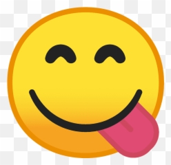 Face savoring food emoji clipart Free download transparent - Tasty Emoji