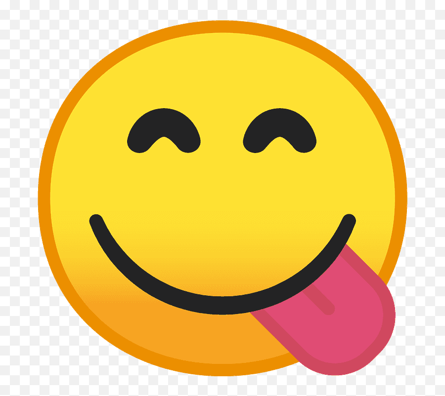 Face Savoring Food Emoji Clipart Free Download Transparent - Tasty Emoji,Tongue Emoji Android