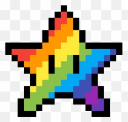 Abdulmatinbellos Gallery - Rainbow Star Pixel Art Emoji,Mlg Glasses Emoji
