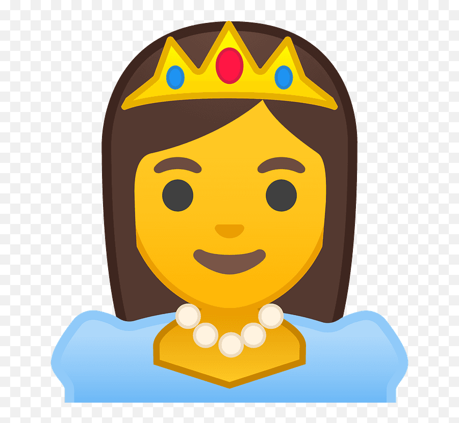 Princess Emoji Clipart Free Download Transparent Png - Princess Emoji,Emoticon Necklace