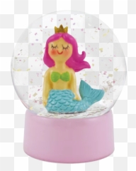 Mermaid Snow Globe - Emoji