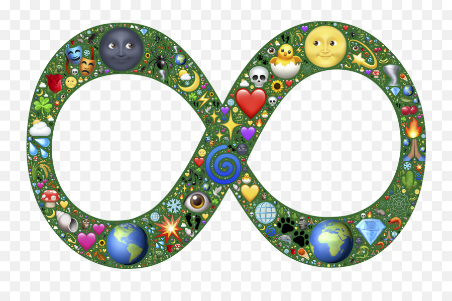 Infinity Emoji Creation Full Nature - Infinity Emoji,Moon Emoji