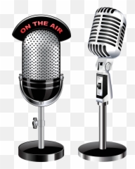 Radio Mic Png Images Collection For - Old Fashioned Microphone Png Emoji,Microphone Emoji Png