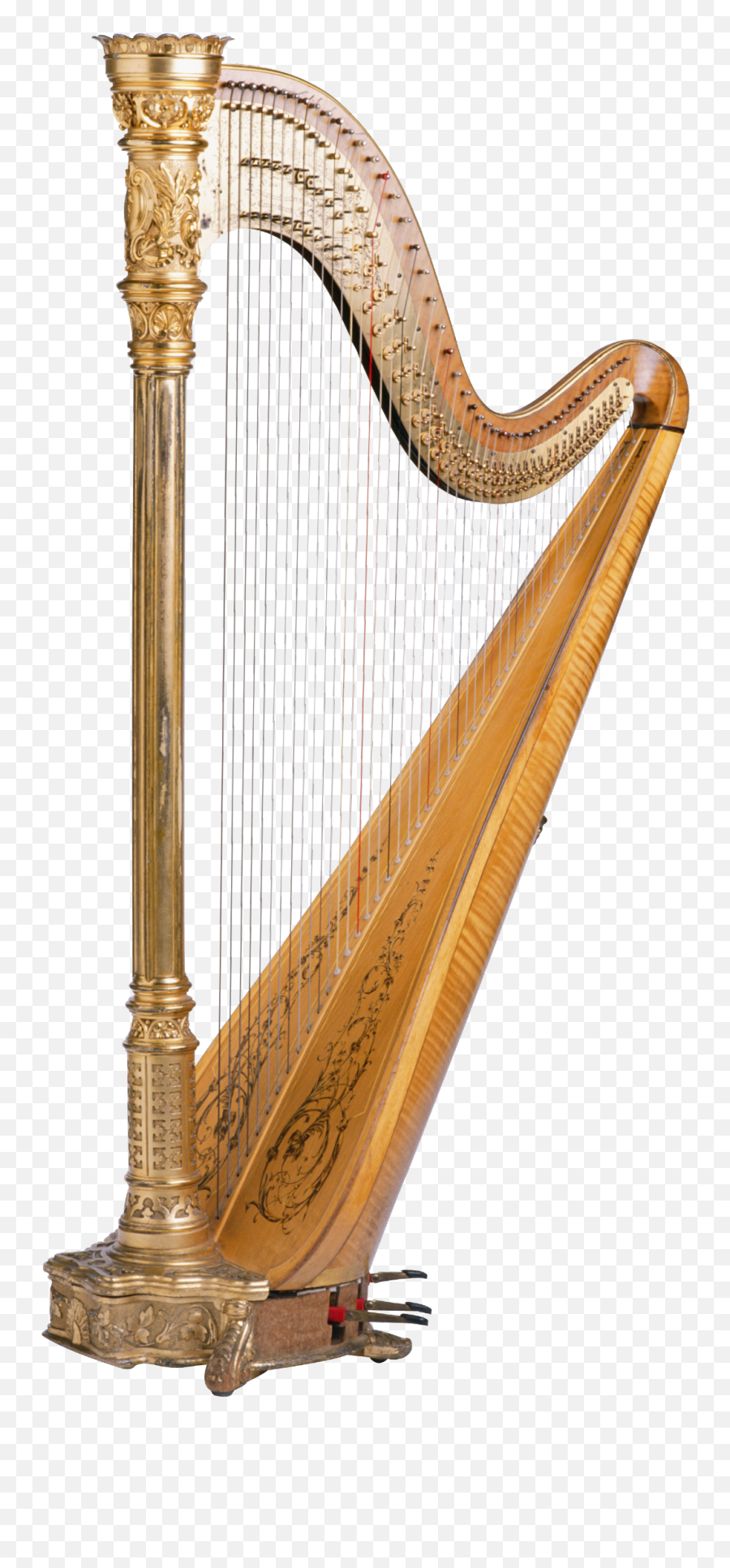 Ftestickers Harp - Music Instrument With Strings Emoji,Harp Emoji