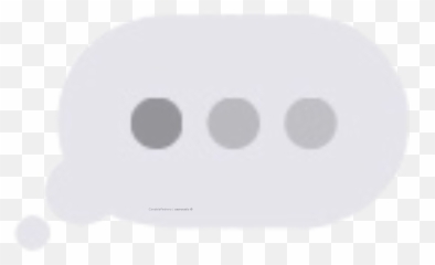Aesthetic Text Message Messenger - Transparent Typing Bubble Gif Emoji