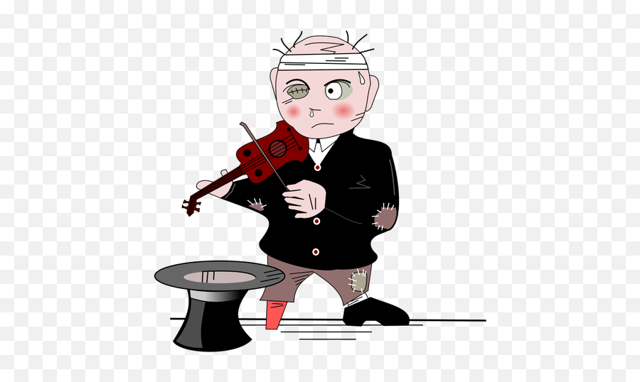 Dårlig Musiker - Clip Art Poor People Emoji,Violin Emoji