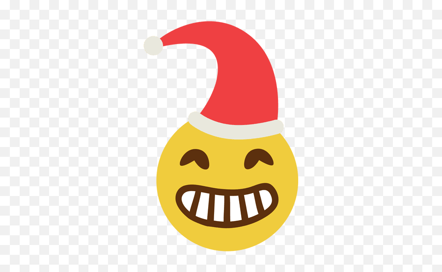 Sonriente Sombrero De Santa Claus Cara - Emoticon Emoji,Sombrero Emoticon