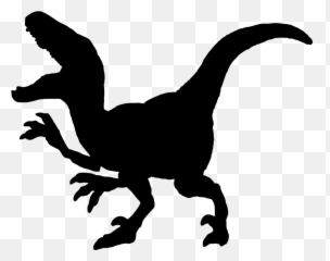 Dinosaur Tyrannosaurus Rex White - Jurassic Park Velociraptor Silhouette Emoji,T Rex Emoji