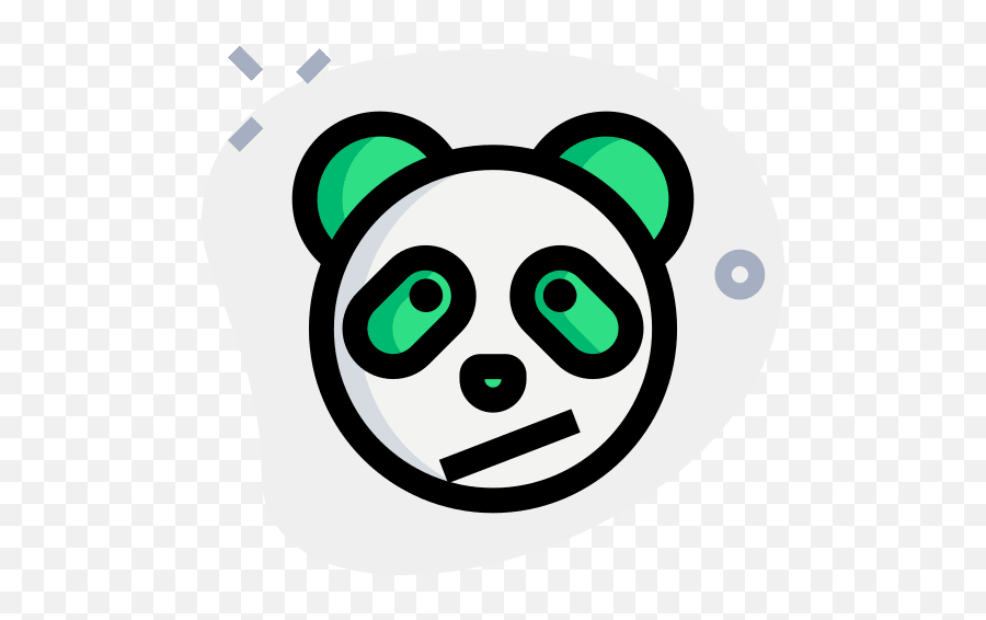 Displeased Icons - Clip Art Emoji,Panda Emoji