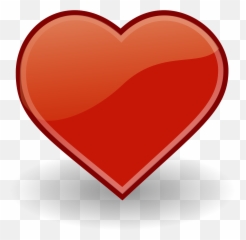 Favorite Heart Love Red Icon - Coeur Symbole Emoji