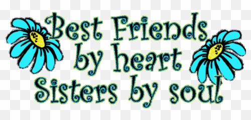 Free Bff Heart Cliparts Download Art - Friend Happy Sisters Day Emoji