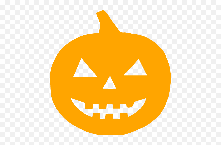 Orange Halloween Pumpkin Icon - Transparent Halloween Pumpkin Icon Emoji,Pumpkin Facebook Emoticon