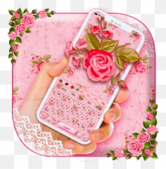 Rose Keyboard - Garden Roses Emoji