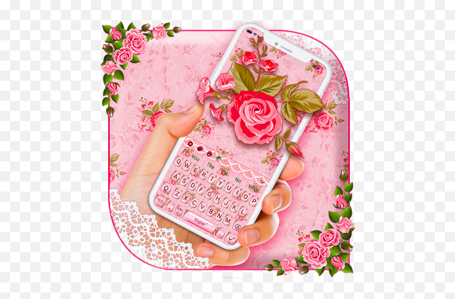 Rose Keyboard - Garden Roses Emoji,Garden Hoe Emoji
