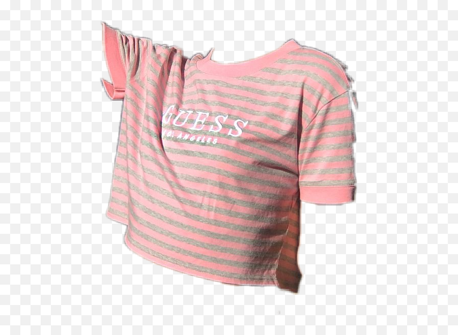 Outfit Grey Pink Tshirt Guess Baddie - Blouse Emoji,Pink Emoji Outfit