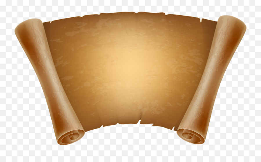 Papyrus Scroll Clipart - Transparent Old Scroll Png Emoji,Papyrus Emoji