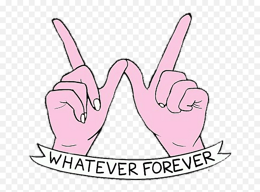 Whatever Whateverforever Sticker By Dark Unicorn - Whatever Forever Emoji,Whatever Hand Emoji