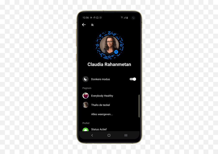 Facebook Messenger Donkere Modus Is Nu Beschikbaar Zo Stel - Technology Applications Emoji,Crescent Moon Emoji