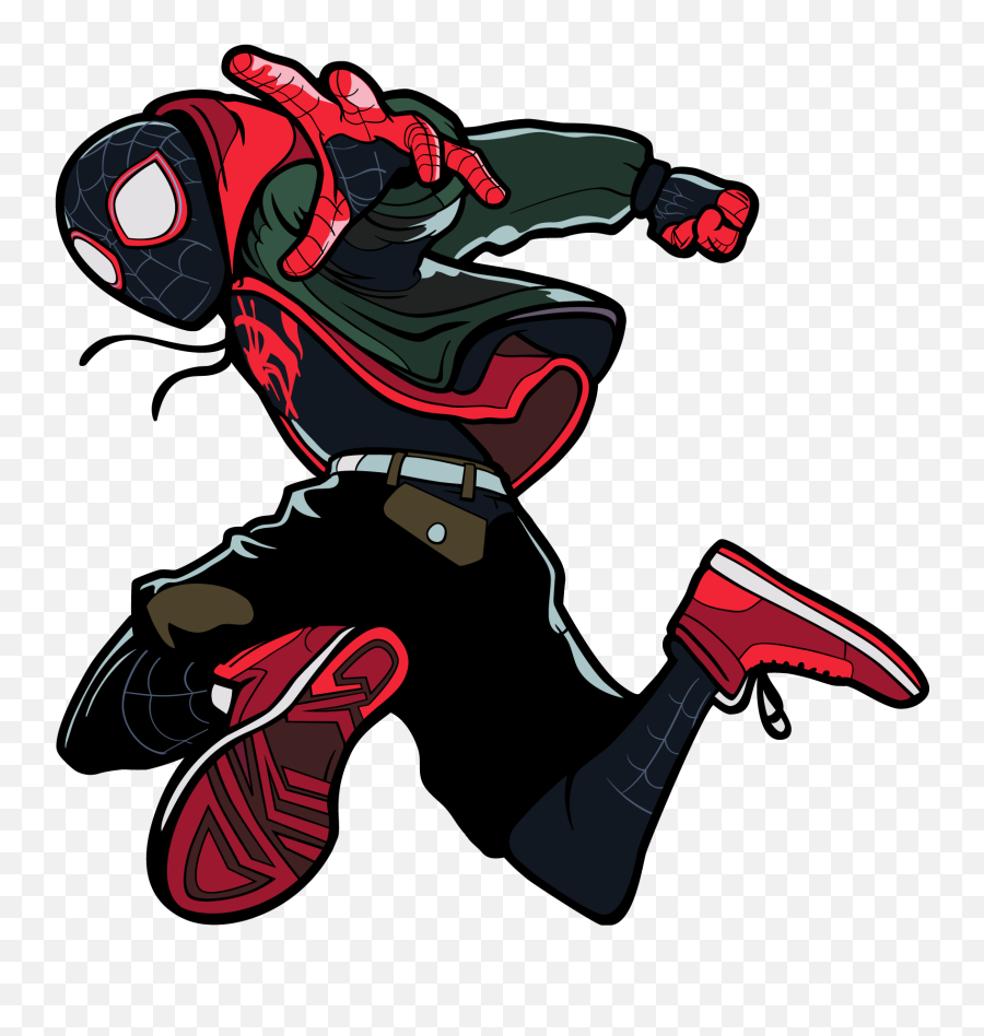 Miles Morales Spider - Miles Morales Spiderverse Transparent Emoji,Spiderman Emoji