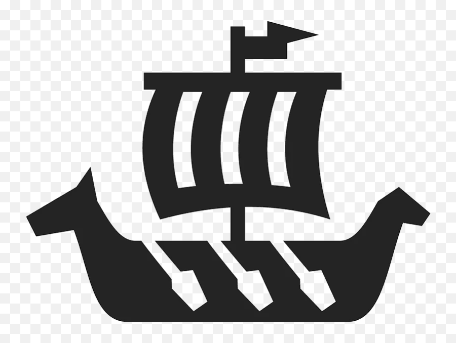 Viking Ship Rubber Stamp - Ship Emoji,Viking Emojis