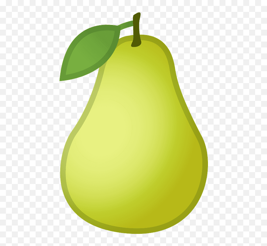 Pear Emoji Clipart - Pear Icon Transparent,Peach Emoji Android
