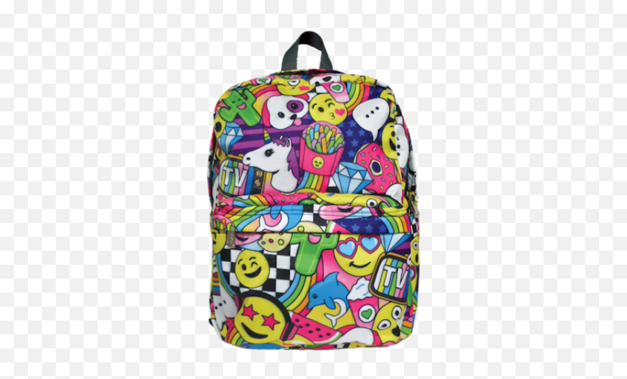 Download Hd Emoji Party Classic Backpack Girl Scream - Shoulder Bag,Emoji Backpack For Boys