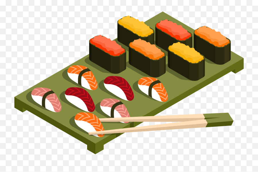 Japan Clipart Food Japan Food Transparent Free For Download - Sushi Clipart Png Emoji,Sushi Emoji Png