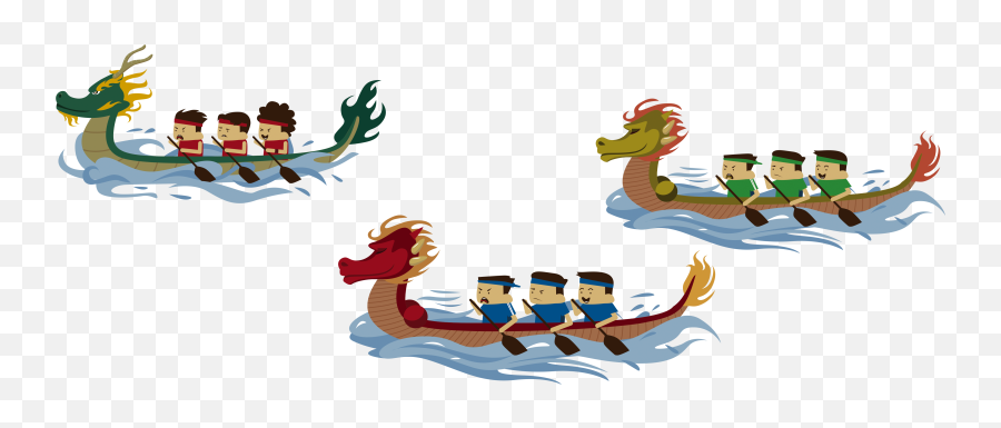 Dragon Boat - Dragon Boat Festival Clip Art Png Emoji,Boat Emoji Png