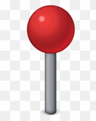 Red Pin Png Picture - Emoji Location Pin Png,Emoji Pins