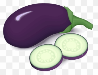 Purple Eggplant Vector Clipart Image - Purple Things Clipart Emoji,Moon Emoji