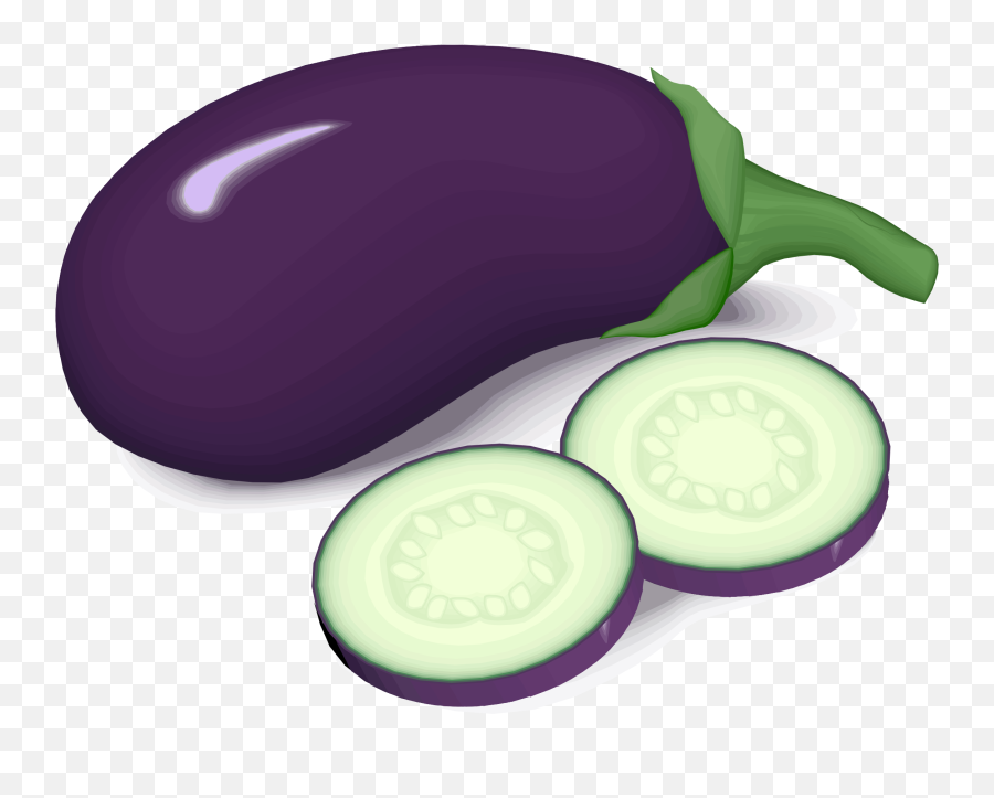 Purple Eggplant Vector Clipart Image - Purple Things Clipart Emoji,Moon Emoji