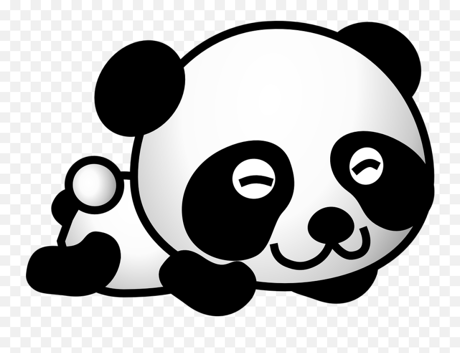 2 Free Happy Cartoon Vectors - Cute Panda Clipart Emoji,Unicorn Emoji