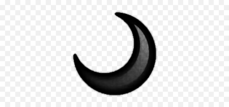 Freetoedit Black Crescent Moon - Calligraphy Emoji,Black Crescent Moon Emoji