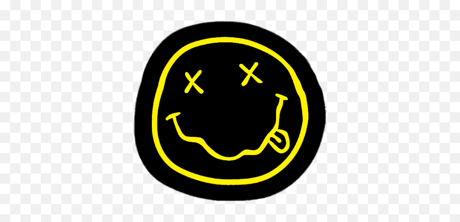 Nirvana Kurtcobain Freetoedit - Nirvana Smiley Face Transparent Emoji,Nirvana Emoji