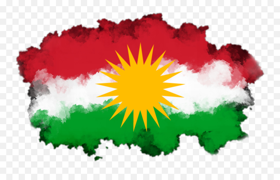 Science Effect Kurdistan Flag Banner - Graphic Design Emoji,Kurdish Flag Emoji