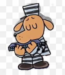 Dog Man In Jail Davpikley Freetoedit - Cartoon Emoji