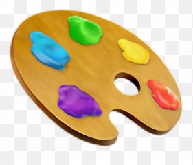 Iphone Iphoneemoji Png Paint Palette - Palette De Peinture Emoji,Artist Palette Emoji