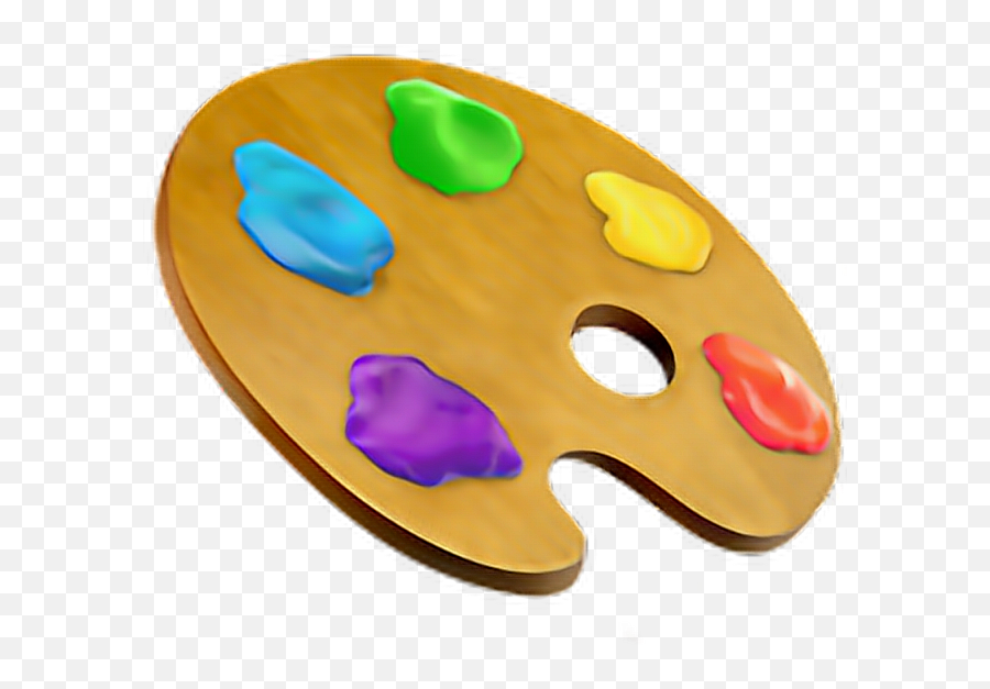 Iphone Iphoneemoji Png Paint Palette - Palette De Peinture Emoji,Artist Palette Emoji