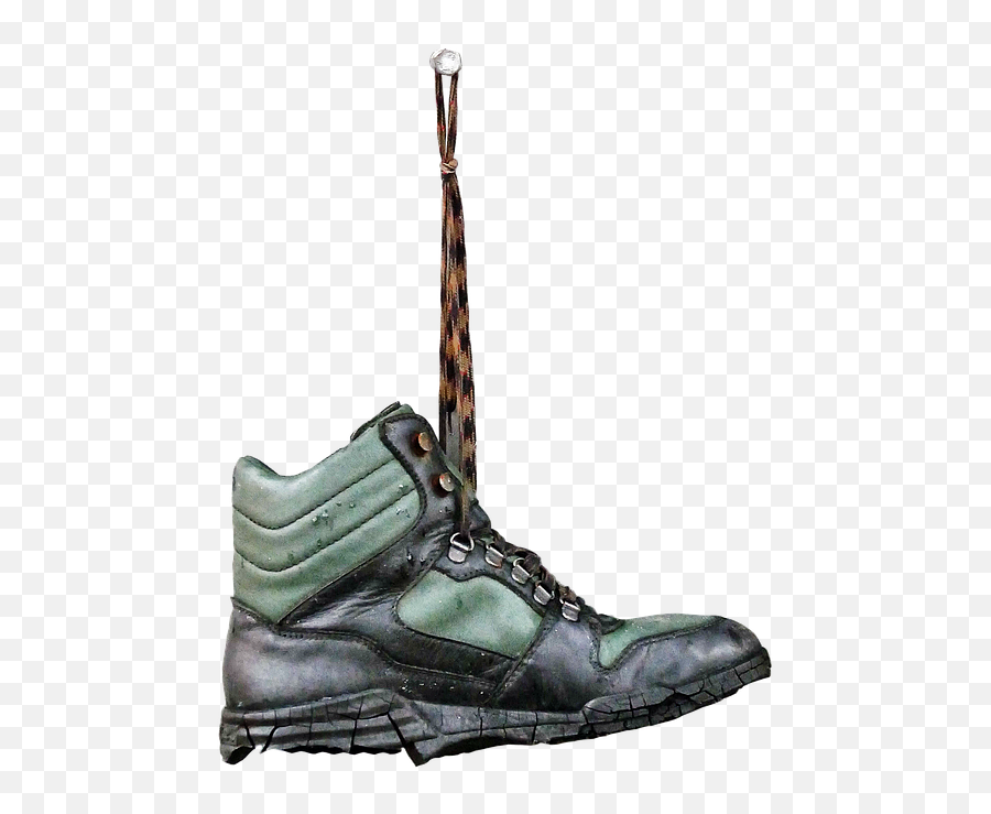 Shoe Nail Hung - Hiking Shoe Emoji,Hands Crossed Emoji