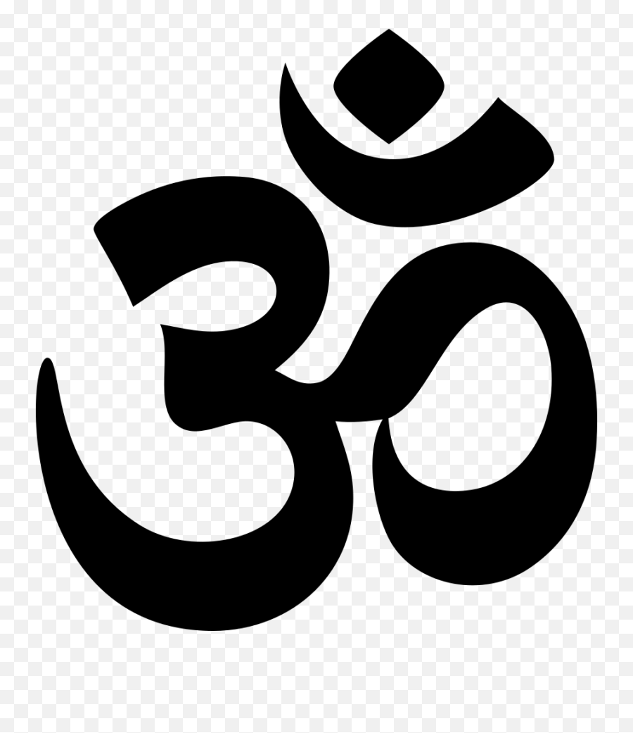 Emojione Bw 1f549 - Hinduism Symbol Transparent Background Emoji,Om Emoji