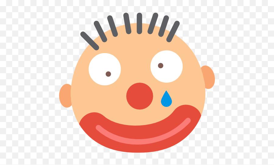 Laughter Clown Comedy Funny - Portable Network Graphics Emoji,Laughter Emoticon