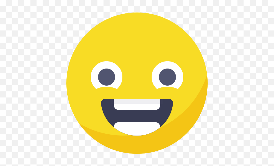 Face Happy Smiley Smile Positive Excited Welcoming Icon - Excited Icon Emoji,Excited Emoticon