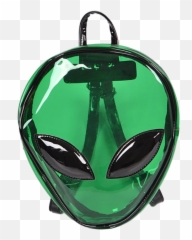 Green Alien Head Pvc Backpack - Medical Bag Emoji