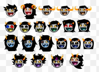 Homestuck Troll Awesome Smiley Icons - Homestuck Troll Face Emoji,Troll Face Text Emoticon