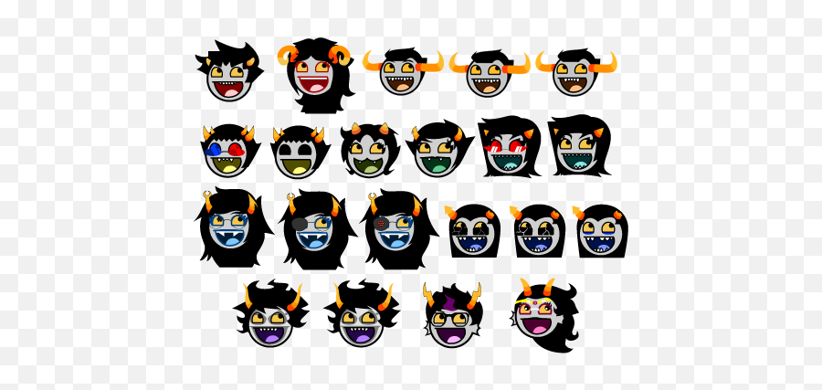 Homestuck Troll Awesome Smiley Icons - Homestuck Troll Face Emoji,Troll Face Text Emoticon