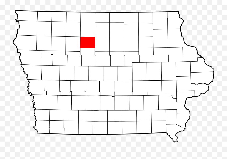 Map Of Iowa Highlighting Humboldt County - Dubuque Iowa On Map Emoji,Beaver Emoji