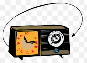 Radio Asian Retro Old Antique - Transparent Cartoon Png Emoji