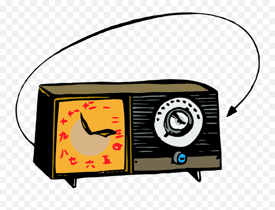Radio Asian Retro Old Antique - Transparent Radio Cartoon Png Emoji,Radio House Emoji