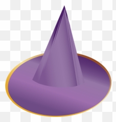 Graphic Witch Hat - Witches Transparent Vector Emoji